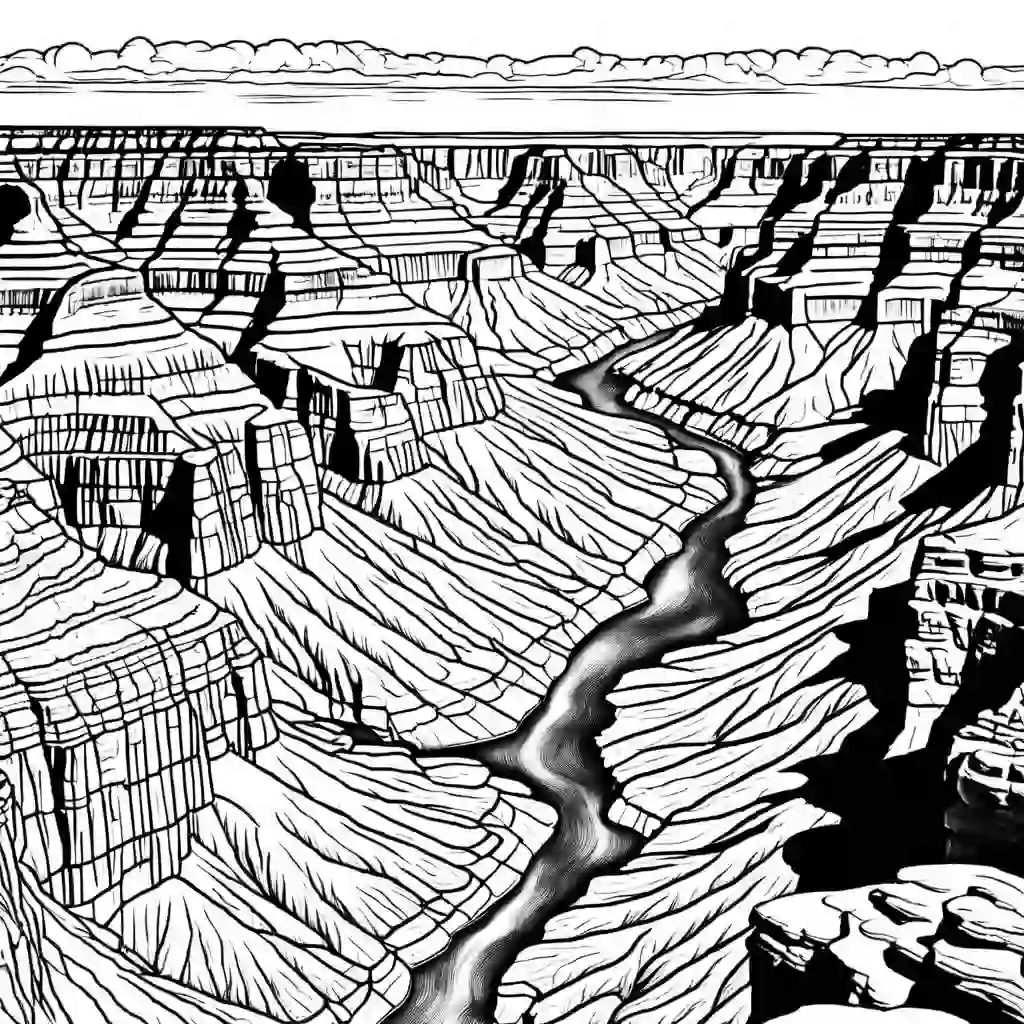 Grand Canyon coloring pages